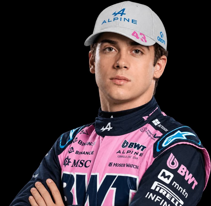 Franco Colapinto con la indumentaria de Alpine F1 Team